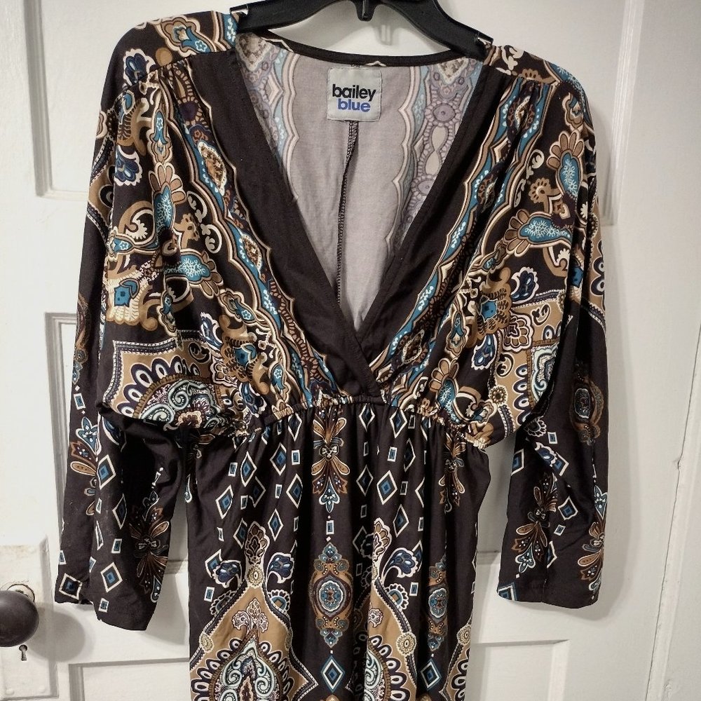 Bailey Blue Top Blouse